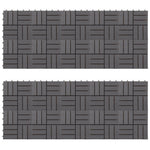 Terrastegels 20 St Verticaal Patroon 30X30 Cm Acaciahout
