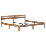 Bedframe Zonder Matras Massief Hout