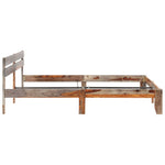 Bedframe Zonder Matras Massief Hout