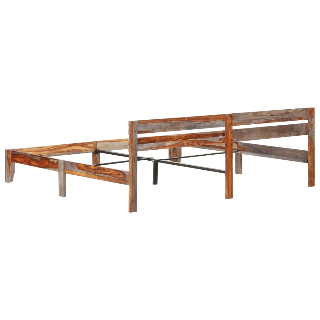 Bedframe Zonder Matras Massief Hout