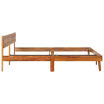 Bedframe Zonder Matras Massief Hout