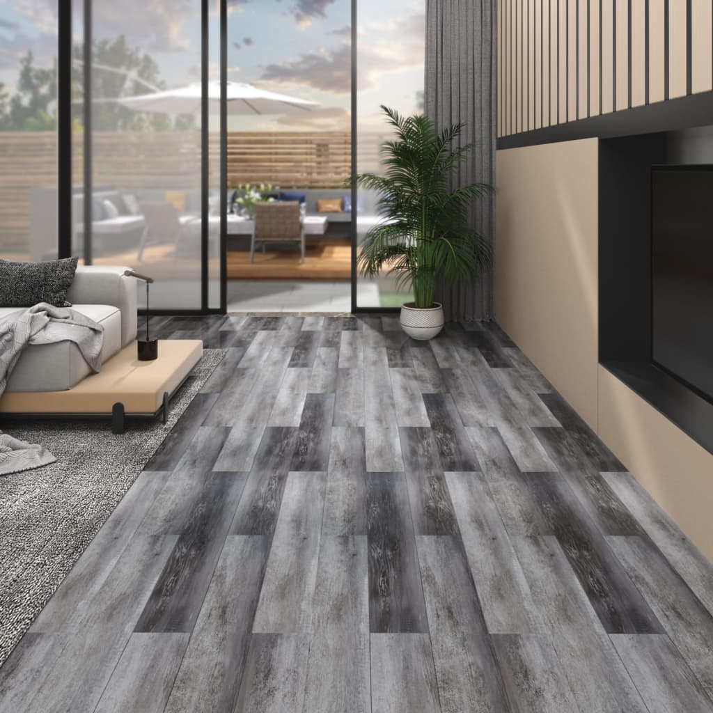 Vloerplanken Niet-Zelfklevend 5,26 M² 2 Mm Pvc Cement