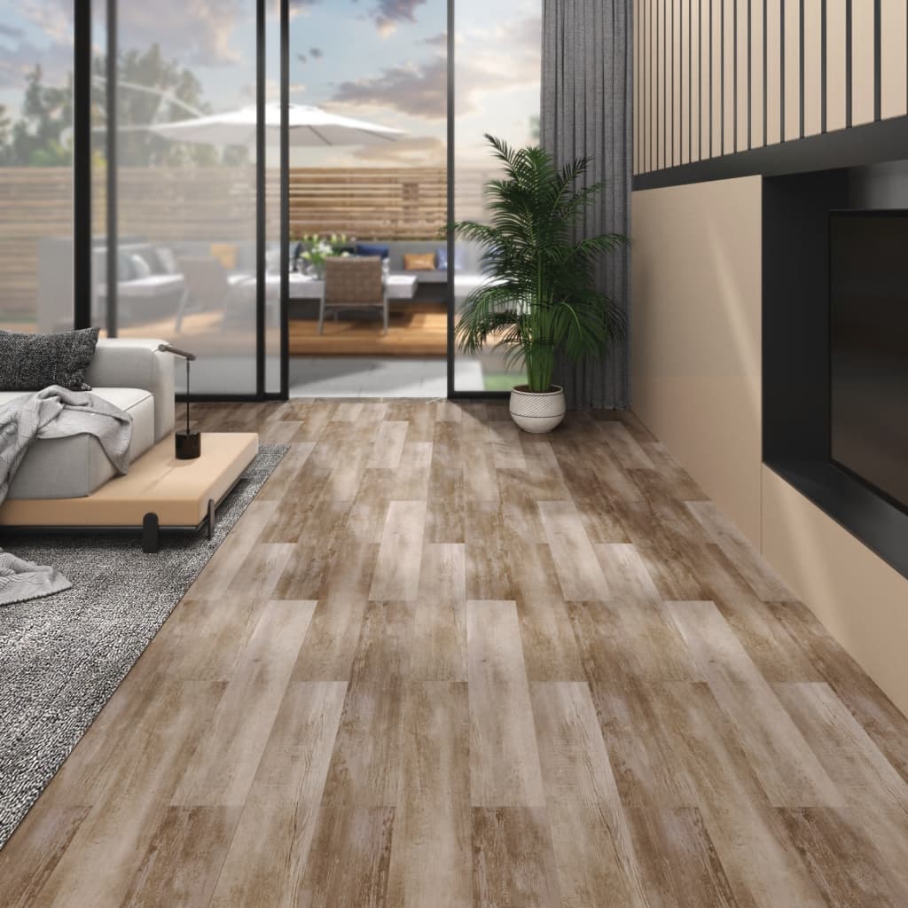 Vloerplanken Niet-Zelfklevend 5,26 M² 2 Mm Pvc Cement