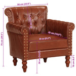 Fauteuil Echt Geitenleer