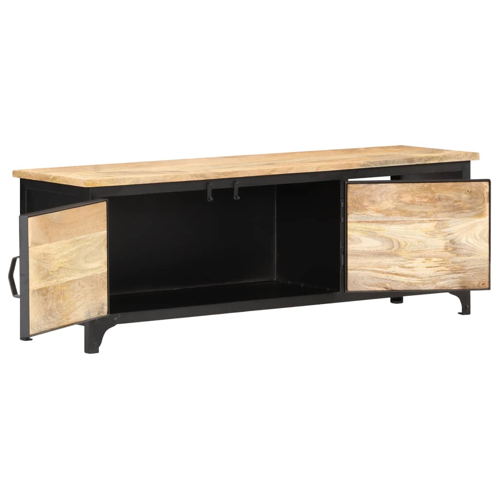 Tv-Meubel 120X30X40 Cm Massief Mangohout