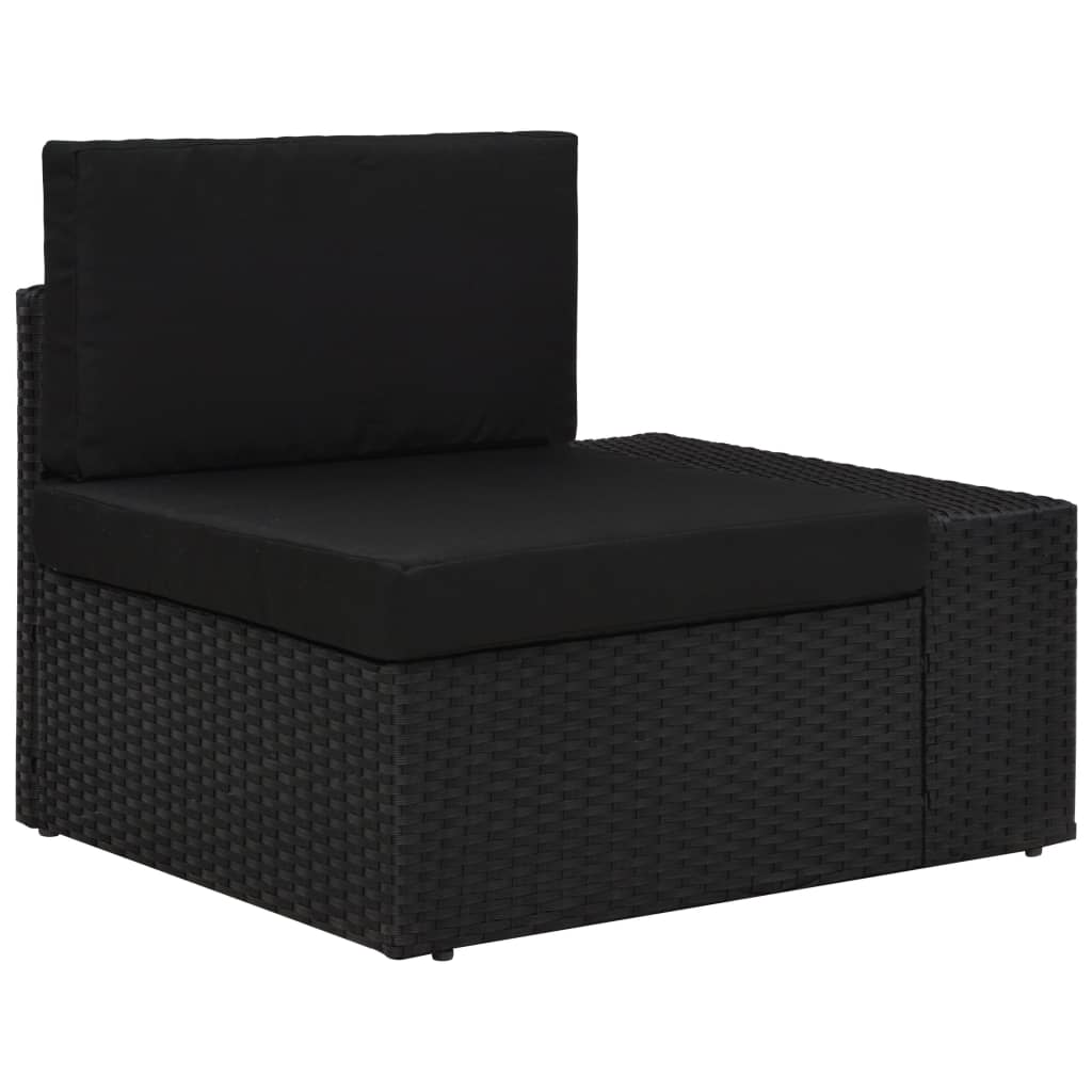 -Delige Loungeset Poly Rattan