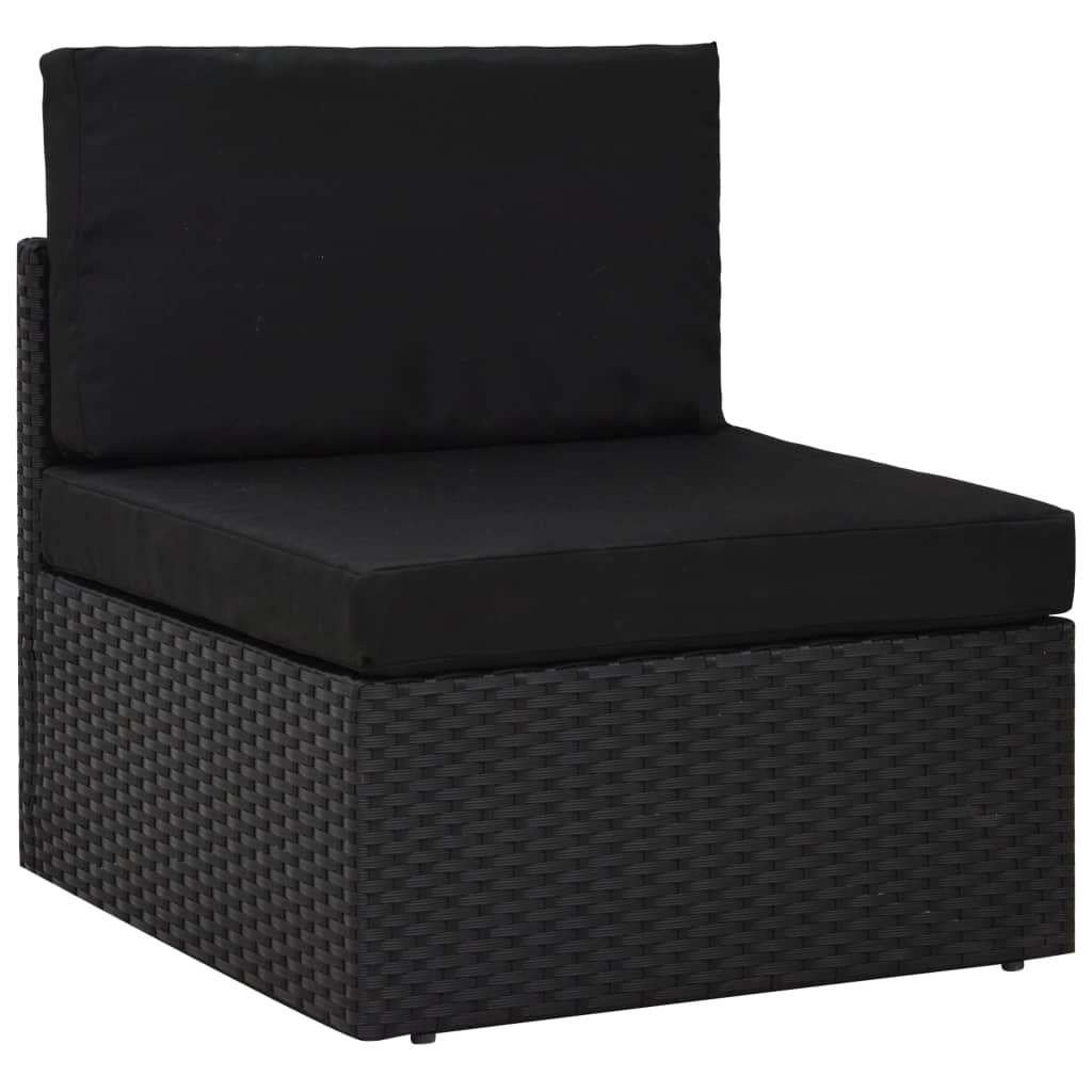 -Delige Loungeset Poly Rattan