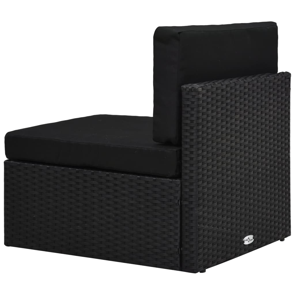 -Delige Loungeset Poly Rattan