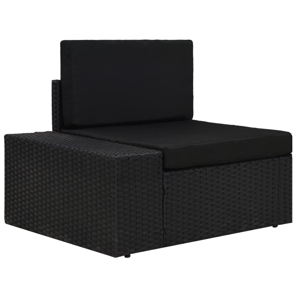 -Delige Loungeset Poly Rattan