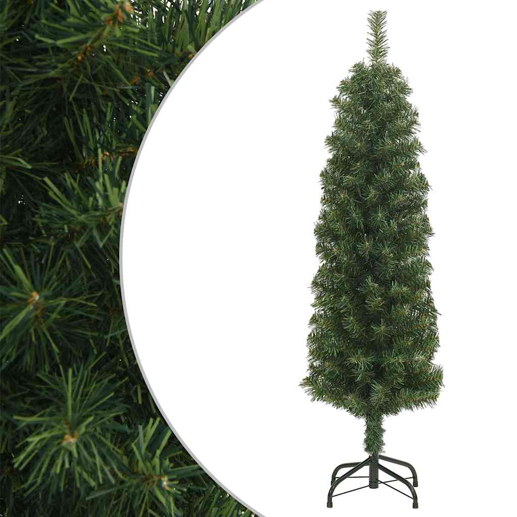 Kunstkerstboom Smal Met Standaard Pvc