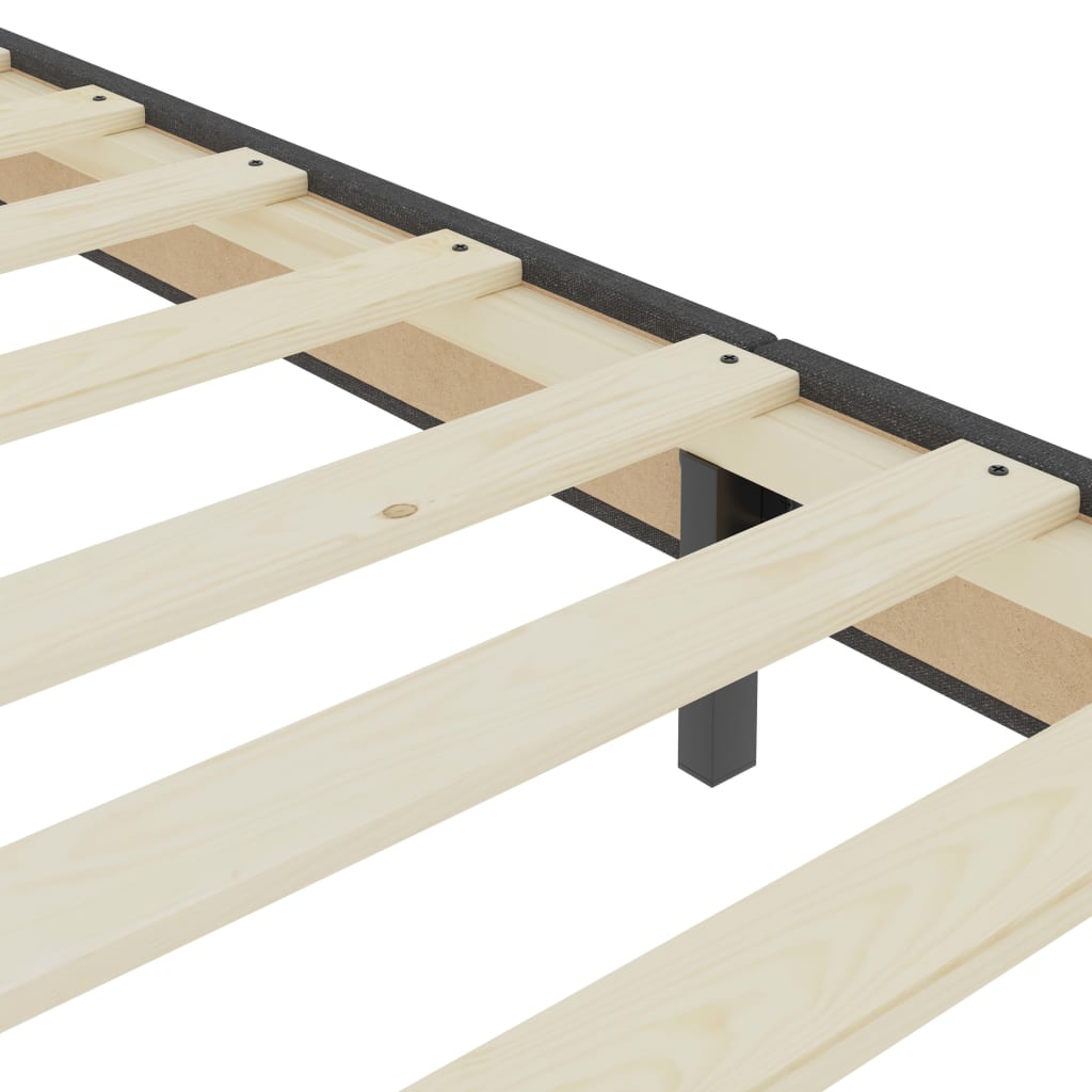 Boxspring Stof Donkergrijs