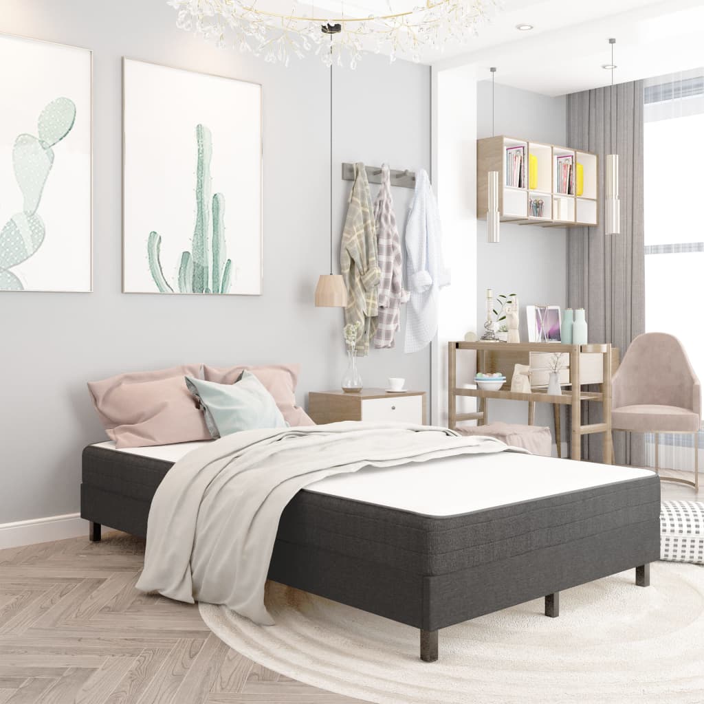 Boxspring Stof Donkergrijs