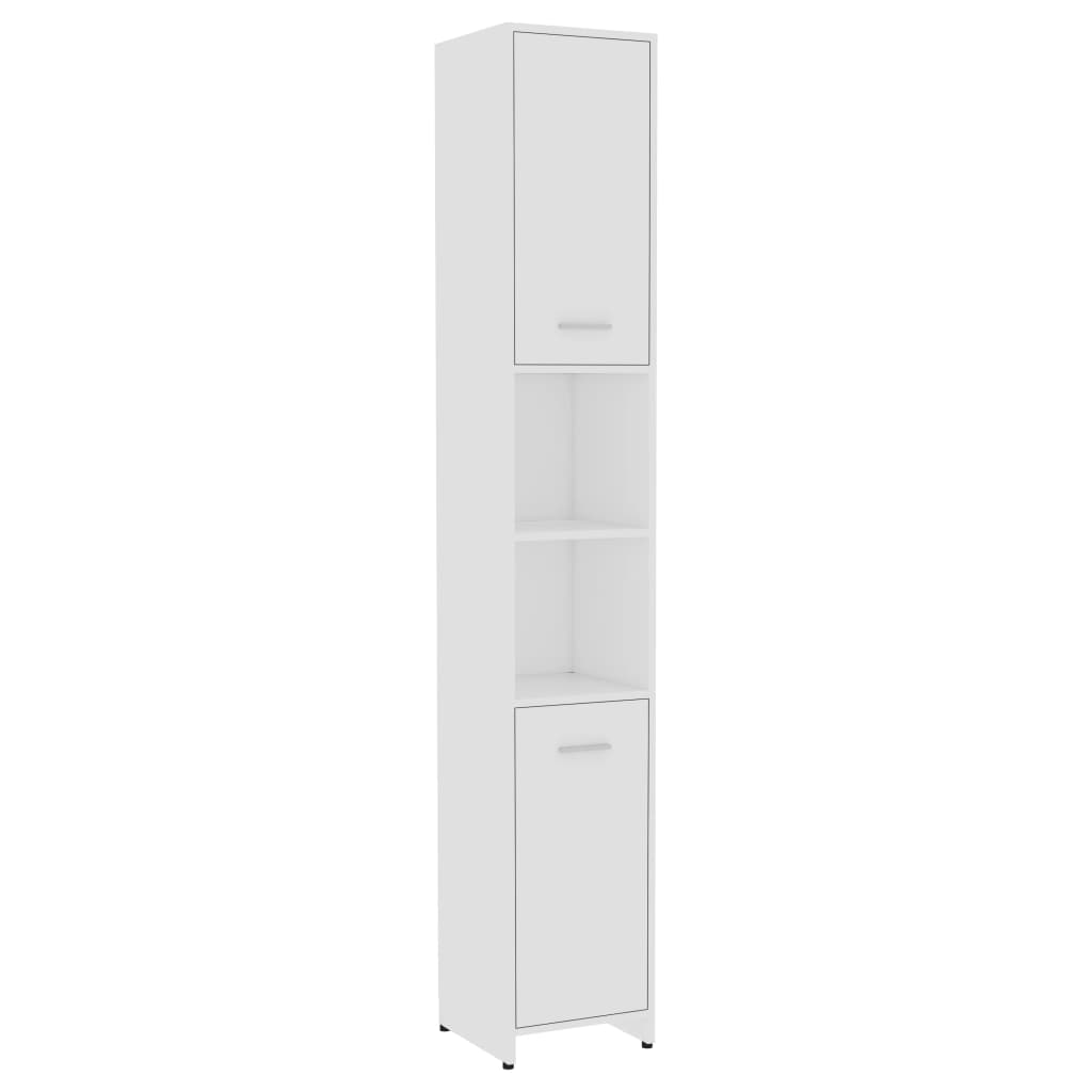 Badkamerkast 30X30X183,5 Cm Bewerkt Hout