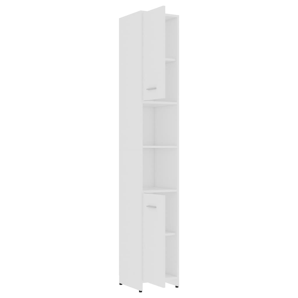 Badkamerkast 30X30X183,5 Cm Bewerkt Hout