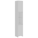Badkamerkast 30X30X183,5 Cm Bewerkt Hout