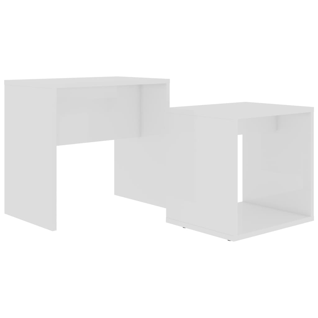 Salontafelset 48X30X45 Cm Bewerkt Hout