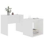 Salontafelset 48X30X45 Cm Bewerkt Hout