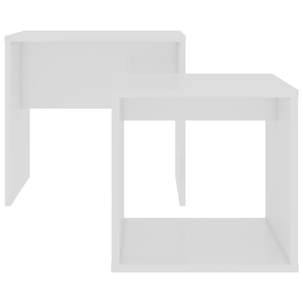 Salontafelset 48X30X45 Cm Bewerkt Hout