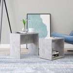 Salontafelset 48X30X45 Cm Bewerkt Hout