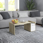 Salontafel 90X45X35 Cm Bewerkt Hout