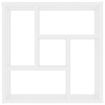 Wandschap 45,1X16X45,1 Cm Bewerkt Hout