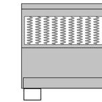 Boxspring Stof Donkergrijs