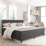 Boxspring Stof Donkergrijs