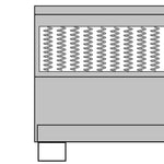 Boxspring Stof Donkergrijs