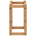 Wijnrek Voor 12 Flessen 47X21X36 Cm Massief Eikenhout