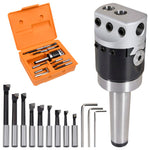 15-Delige Boorgereedschapsset Met Mt3-F1-12 Boorkop 50 Mm