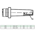 15-Delige Boorgereedschapsset Met Mt3-F1-12 Boorkop 50 Mm