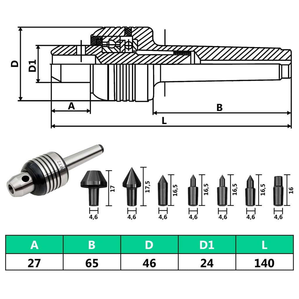 10-Delige Centerset Mt2 Bruin