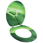 Toiletbril Soft-Close Simpel Ontwerp Mdf Wit