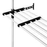 Kledingkastsysteem Met Stangen En Schap Telescopisch Aluminium Home