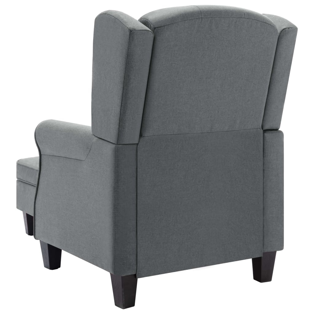 Fauteuil Met Voetenbankje Stof