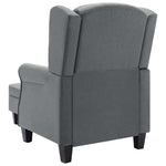 Fauteuil Met Voetenbankje Stof
