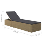 Ligbed Poly Rattan