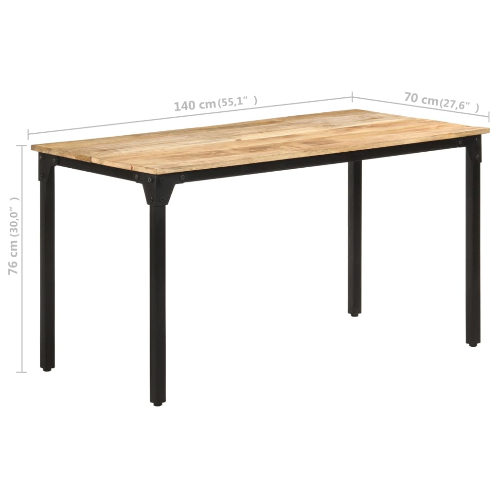 Eettafel Ruw Mangohout