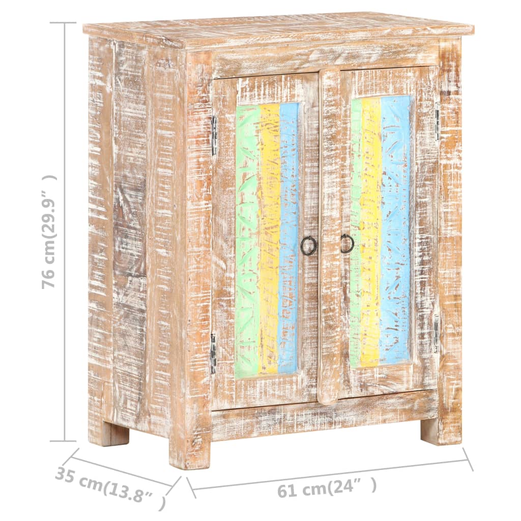 Dressoir 61X35X76 Cm Ruw Acaciahout