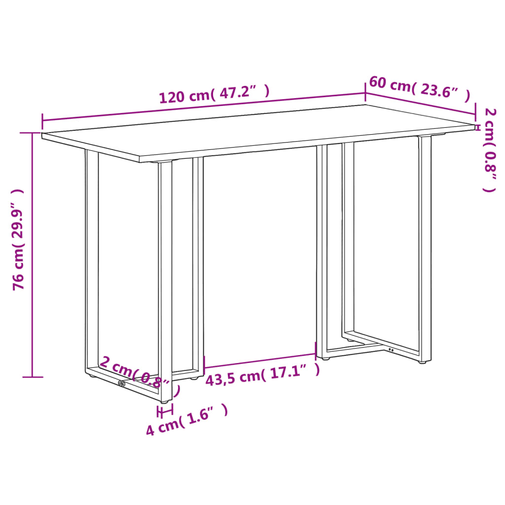 Eettafel 120 Cm