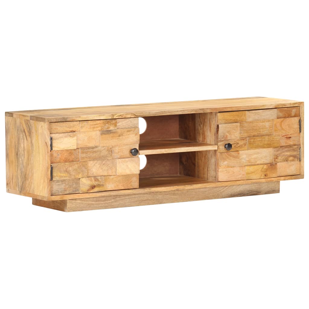 Tv-Meubel 116X30X35 Cm Massief Mangohout