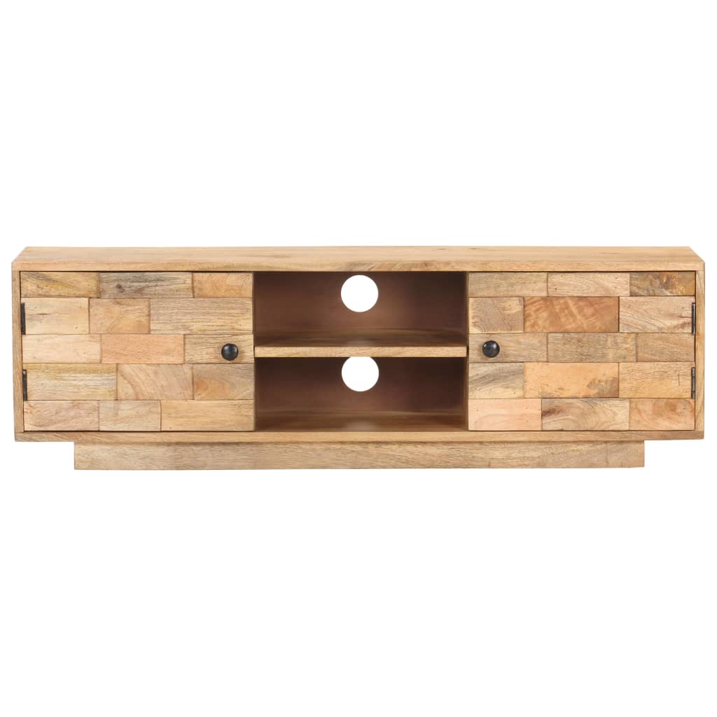 Tv-Meubel 116X30X35 Cm Massief Mangohout