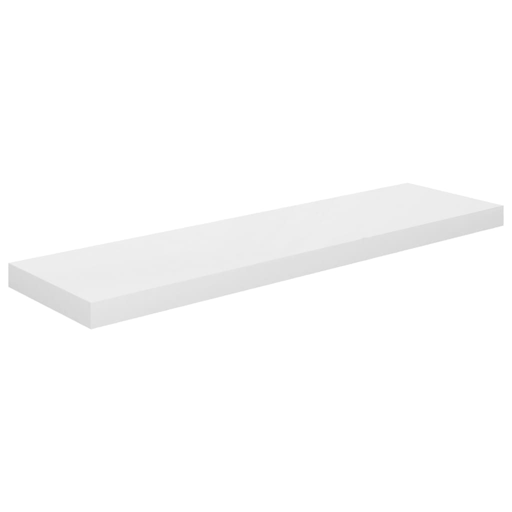 Wandschappen Zwevend 90X23,5X3,8 Cm Mdf Hoogglans Wit