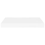 Wandschappen Zwevend 40X23X3,8 Cm Mdf Wit