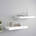 Wandschappen Zwevend 50X23X3,8 Cm Mdf Wit