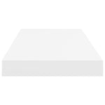 Wandschap Zwevend 60X23,5X3,8 Cm Mdf Wit