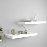 Wandschappen Zwevend 60X23,5X3,8 Cm Mdf Wit