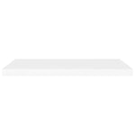 Wandschappen Zwevend 80X23,5X3,8 Cm Mdf Wit