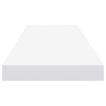 Wandschap Zwevend 90X23,5X3,8 Cm Mdf Wit