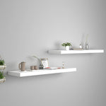 Wandschappen Zwevend 90X23,5X3,8 Cm Mdf Wit
